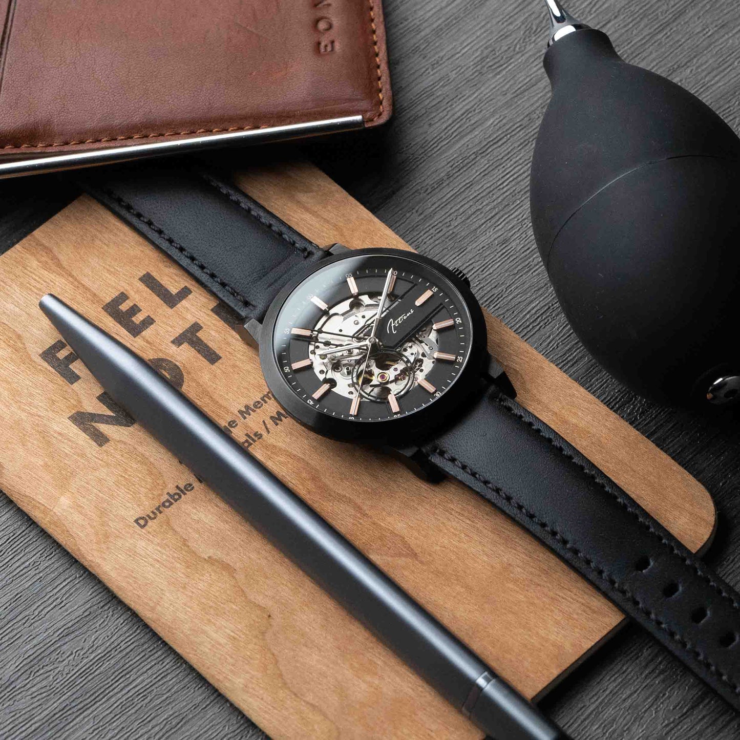 CUSTOM Mechanical Watch with applied indices | 42mm | EONIQ PB102-M