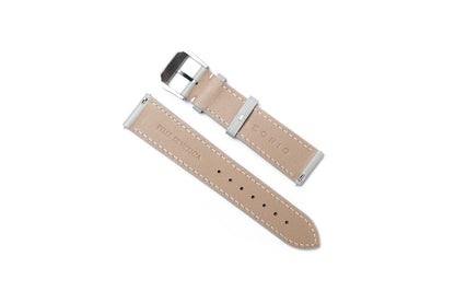 EONIQ Verona Strap -- Grey leather strap 
