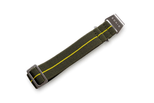 EONIQ Elastic Nylon Strap - Green