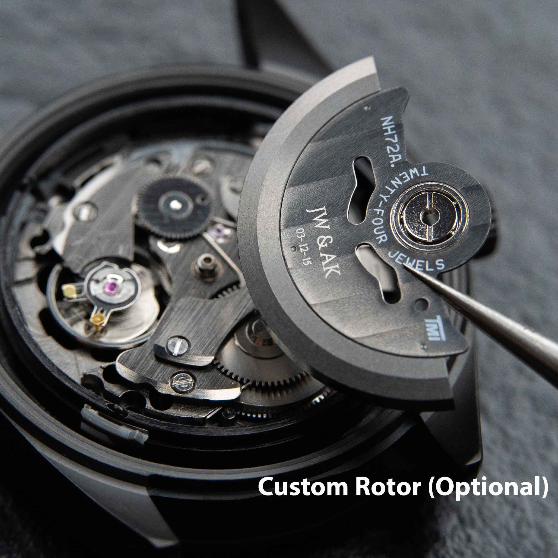 EONIQ expedition watch - custom watch with seiko movement and free name engraving - custom rotor 