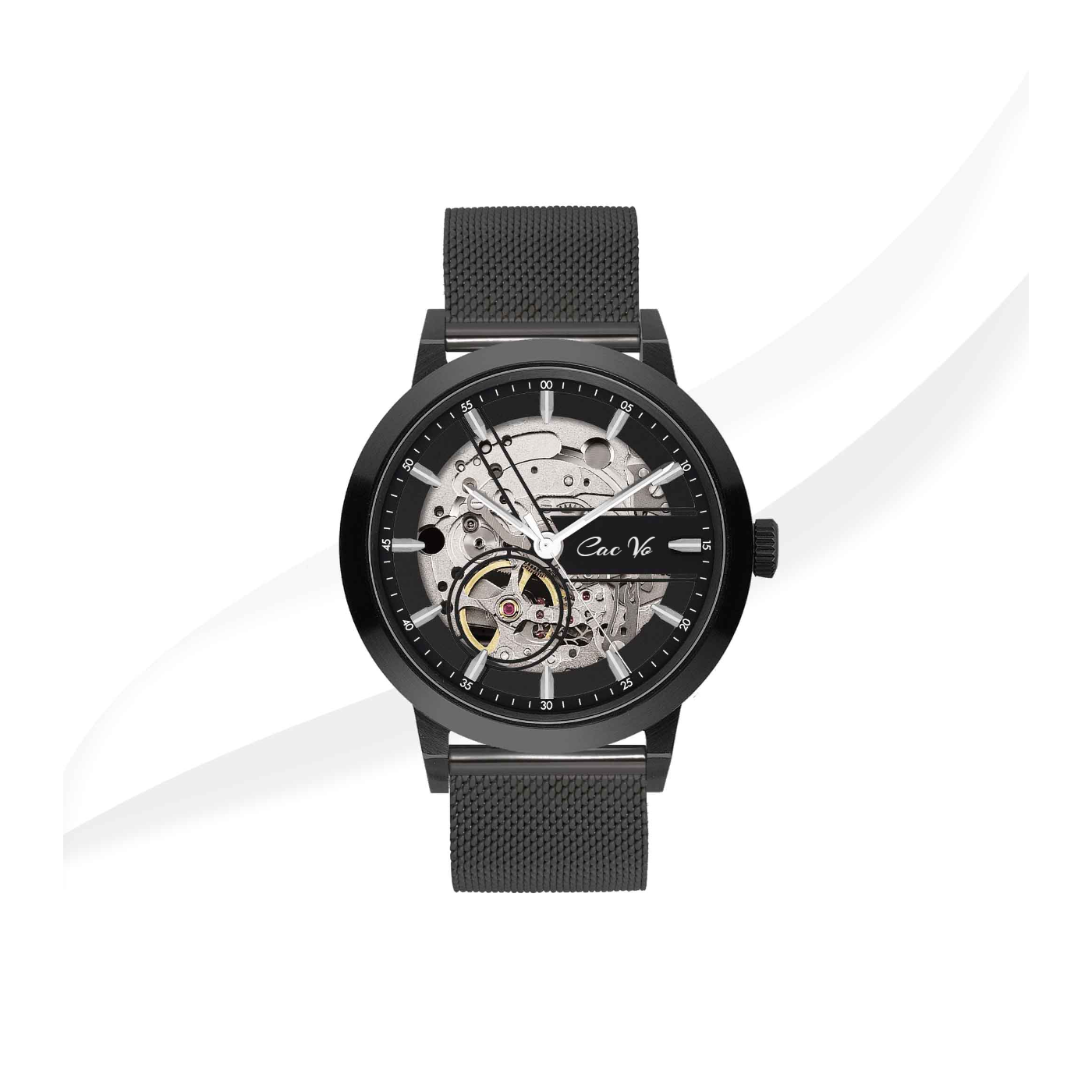 CUSTOM Mechanical Watch with applied indices | 38mm | EONIQ PB101-F