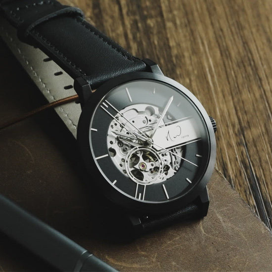 IPB custom skeleton watch for men